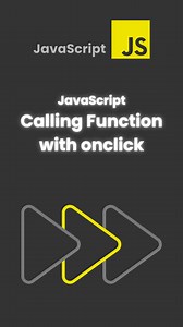 Calling a JavaScript Function with onclick This lesson explains how onclick connects user actions to JavaScript functions, how functions run only when triggered, and how this refers to the element that fired the event. Follow for more web dev tips & tech explainers! #script_ish #learntocode #shortsfeed #TechTok#JavaScript #onClick #WebDevelopment #Coding #Programming #JavaScriptFunction #WebDesign #FrontendDevelopment #TechTutorial #JavaScriptTips #WebDevCommunity #JavaScriptForBeginners #Intera