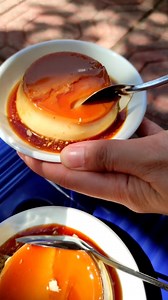 Bánh flan 📍 Vietnam 🇻🇳 ⭐️ Rating 4.1 https://www.tasteatlas.com/banh-flan Bánh flan is the Vietnamese version of crème caramel. Vietnamese versions often employ condensed milk as the base, which gives the cake a somewhat denser and heavier texture. The unusual characteristic of bánh flan is connected to Vietnamese culture, where refrigerators are not a common tradition. Because of this, the Vietnamese variety of this famous classic is usually steamed and served immediately, while it is still 