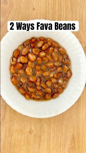 2 Ways to Cook Dry Fava Beans | Delicious Fava Bean #food #cooking #shorts
