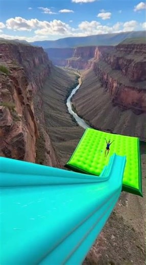 This Cliff Slide Went Crazy 😱