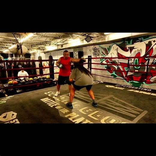 Boxing pad training #boxing