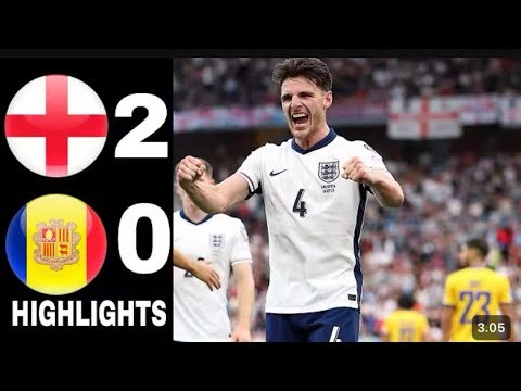 England vs Andorra 2-0 Extended Highlights | World Cup 2026 Qualifiers