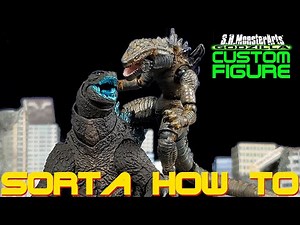 Custom SH MonsterArts Godzilla 1998 Figure - GINO Zilla Tristar Kaiju Legend - Sorta How To