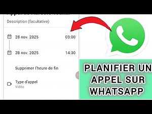 Comment programmer un appel sur WhatsApp ?