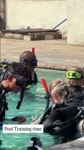 🤿 Scuba Skills Practice in Bali | Open Water Diver Pool Session 💦