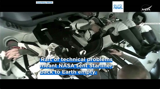 Stuck NASA astronauts head back to Earth after 9 months in space