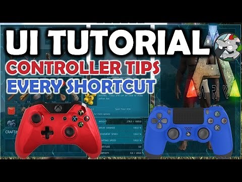 ARK Tutorial - How To Use The New UI - Controller ShortCuts Tips XBOX/PS4