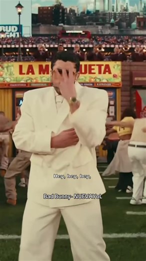 this song is slept on lowkey so here’s Bad Bunny performing NUEVAYoL at the Super Bowl with english translation you’re welcome🫡