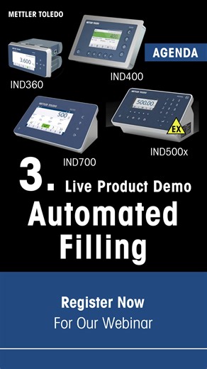 Inaccuracies and complex #calibrations in your filling operations? Join our #webinar: https://okt.to/6nLQI8 and discover the benefits of weight-based filling. Learn how this method provides unparalleled #accuracy, simplicity, process control, and traceability. #MTIND https://okt.to/GoW50f | METTLER TOLEDO