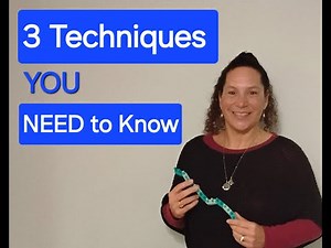 Ribbing, Long Tail Cast Off, & I-Cords, 3 EASY Loom Knitting Techniques