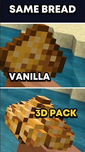 This 3D Item Pack Changes Everything (3D Items-Vanillaism) #minecraft #shorts