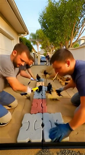 Dirty Driveway to Luxury Interlock Driveway 🚗 Satisfying Transformation Timelapse