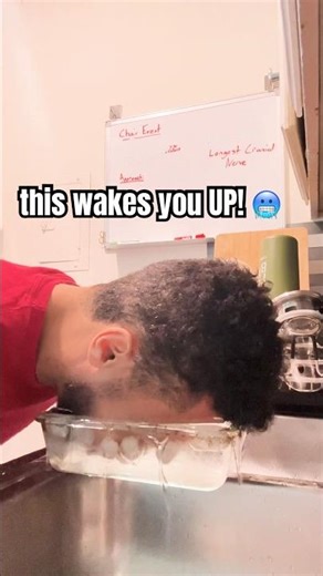 Face ice plunge benefits…