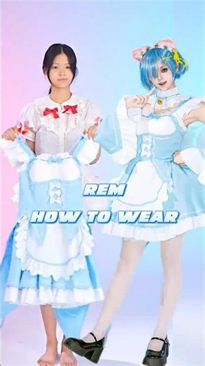 How to wear Rem's cosplay costume? #rezero #remrezero #osiascosplay #cosplay #fyp #anime