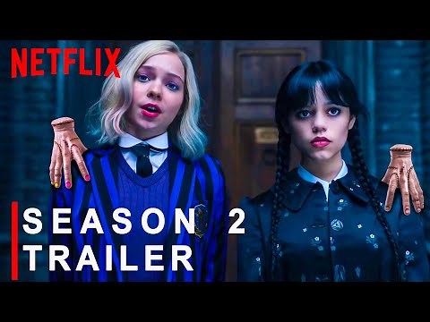 Wednesday Season 2 | SEASON 2 PROMO TRAILER | Netflix | wednesday season 2 trailer