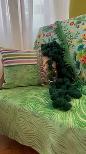 Designers Guild Fabric "IKEBANA DAMASK AQUA" Blumenmuster Vorhang, Polsterstoff, Jane Hall Design