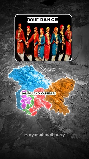 Folk Dances performed in Jammu and Kashmir💃 Jammu & Kashmir is known worldwide for its snowfall and scenic beauty, but very few know about its rich tradition of folk dances. From the graceful Rouf Dance performed by women in Srinagar to the colorful Dumhal Dance by the Wattal tribe, Kashmir's culture is truly mesmerizing! In this video, explore hidden gems like Bacha Nagma, Dandaras, Bhand Pather folk theatre, and the energetic Kud Dance from Jammu. These dance forms reflect the traditions, sto