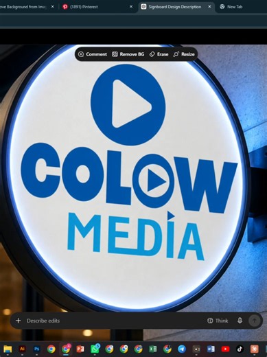 Colow media logo #designer #AdobeIllustrator #GraphicDesign #foryoupage #LogoDesign