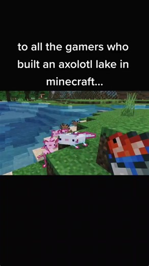 Raising 100 Axolotls! Minecraft Gamers, Check This Out