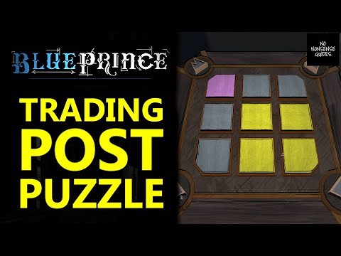 Blue Prince Trading Post Puzzle Solution - How to Open Box
