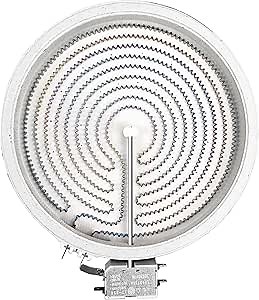 Upgraded WB30T10045 8" Haliant Surface Element Replacement for GE Hotpoint and Kenmore Electric Stove, 8" Glass Top Stove Burner, Radiant Surface Element Replace 824239 AP2027787 PS243903