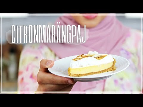 Enkel citronmarängpaj