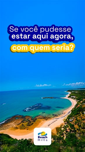 Beach Hills - Porto Seguro on Instagram: "Se você pudesse escolher alguém pra estar aqui agora, com esse sol, piscina e aquela tranquilidade da Praia de Taperapuan, quem seria? ☀️💙 Marca essa pessoa nos comentários e já combina a viagem de vocês. Janeiro está chegando… e Porto Seguro fica ainda melhor quando a gente compartilha. 😍 📲 Reserve sua estadia e venha viver esse momento no Hotel Beach Hills."