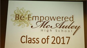 McAuley class of 2017 graduation
