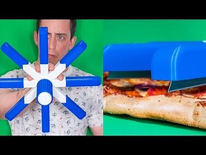 SliceSlicer | The Pizza Stamp Cutter | Unnecessary Inventions