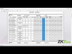 How to Set up Report Module on ZK Time.Net