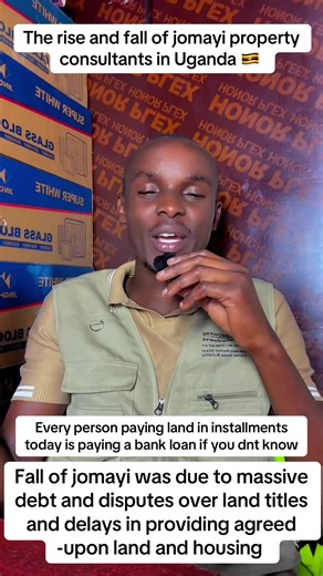 The rise and fall of jomayi property consultants in Uganda 🇺🇬 . Fall of jomayi was due to massive debt and disputes over land titles and delays in providing agreed -upon land and housing . Every person paying land in installments today is paying a bank loan if you dnt know#Every person paying land in installments today is paying a bank loan if you dnt know#CapCut #Fall of jomayi was due to massive debt and disputes over land titles and delays in providing agreed -upon land and housing #The ris