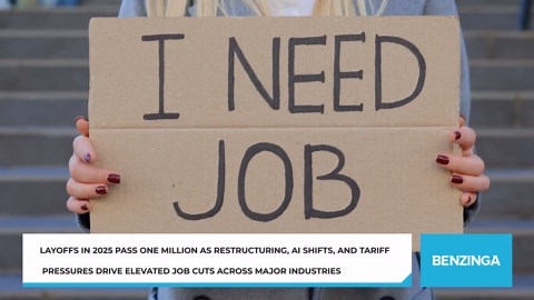 Layoffs in 2025 pass one million as restructuring, AI shifts, and tariff pressures drive elevated job cuts across major industries