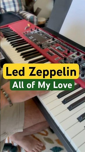 All of My Love - JPJ Solo Led Zeppelin #ledzeppelin #synth #classicrock #music #cover #piano