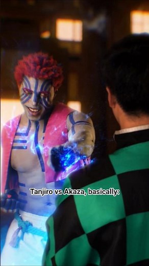 Tanjiro vs Akaza, Basically. ft. ‪@matthewimagin‬ #demonslayer