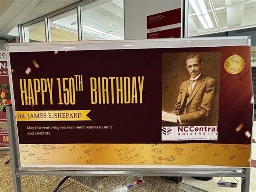 James E Shepard Memorial Library on Reels