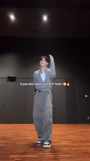 K-pop idols dancing to BTS ‘Swim’ 😳🔥 #kpop #kpopshorts