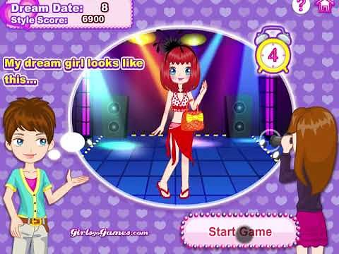 Dream Date Dress Up &Girl Game-Fun Makeup,Dress up,Color Hairstyles-Gameplay Walkthrough