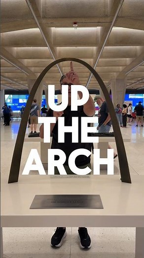 Going up the St. Louis Gateway Arch