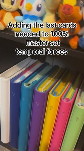 COMPLETING A 100% MASTER SET OF TEMPORAL FORCES!! Pokémon card set update #pokemon #pokemoncards