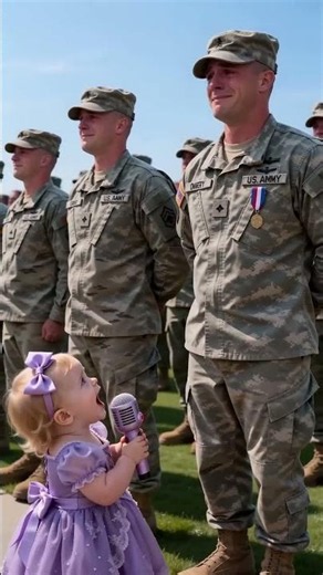 Toddler Interrupts Military Ceremony to Find Her Daddy! 🥹❤️