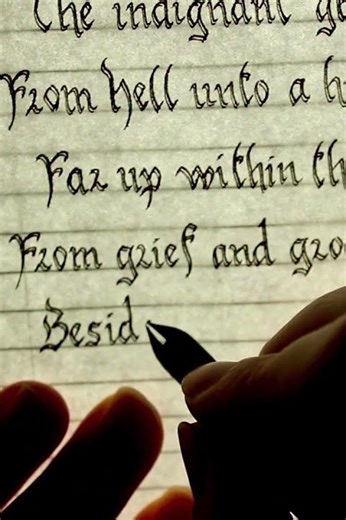 Handwriting E. A. Poe’s “Lenore” Part 14