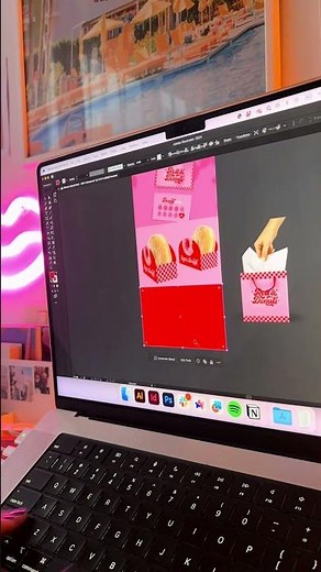 Design a Behance Brand Spread with my Free Template ! #graphicdesign #graphictips #adobe #behance