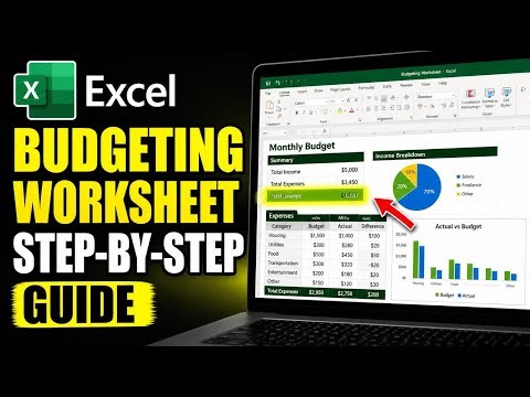 How to create a budgeting worksheet with Excel - Detailed Guide
