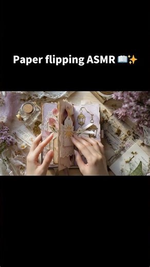 Paper flipping ASMR 📖✨