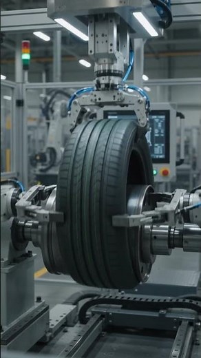 How Car Tyres Are Made – Inside the Factory #TyreFactory #CarTyres #FactoryProcess