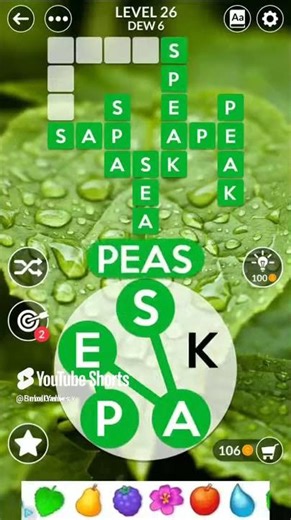 Wordscapes Level 26 Forest Dew 6 Answers