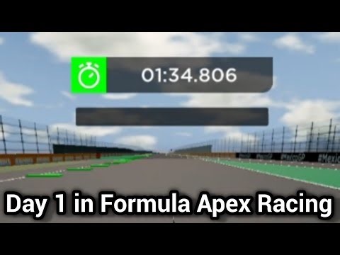 How to get good in Formula Apex Racing - Day 1!: The Beginning