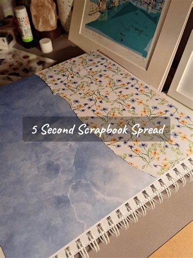 Create a Stunning 5 Second Scrapbook Spread