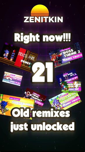 21 Classic Remixes Are BACK RIGHT NOW! 🔥#retrogaming #sonicremix #16bit #chiptune #comeback