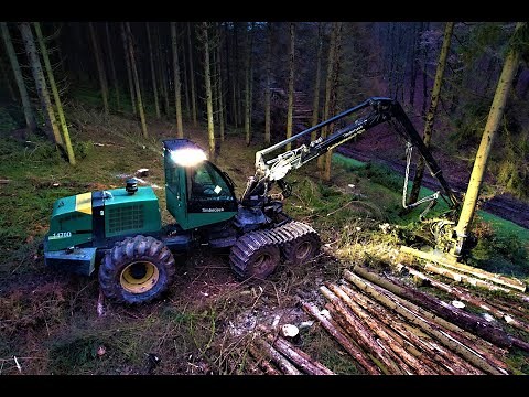 🌲*the Classic* • Timberjack 1470D • Harvester with sound • Loggingmachine • Forestwork • Part-1🌲